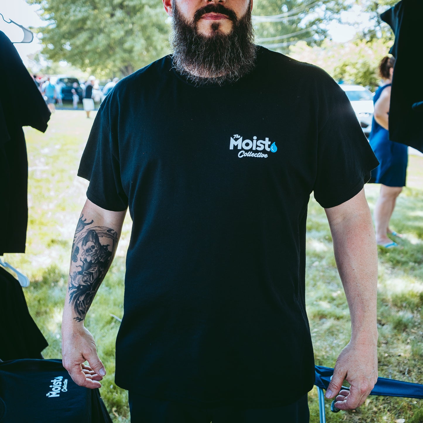 The Moist Collective Skull tee